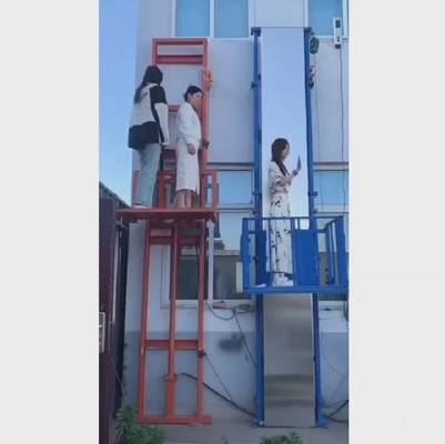 Simple Hydraulic Cargo Lift Elevator 0.5m/S - 1.0m/S Gearless Or Geared
