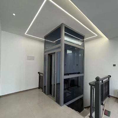 Gearless Home Elevators Traction Up To 1000Kg Capacity ISO9001 Certified