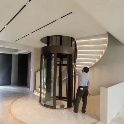 14.5 M Travel Height Gearless Elevators With Overload Protection