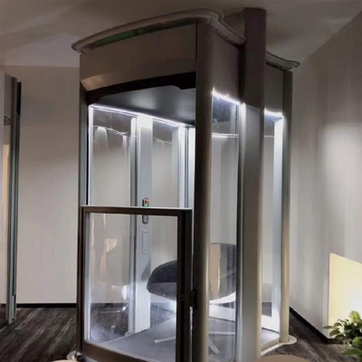 Overload Protected Abnormity Elevator 0.6M/S With Automatic Doors 14.5M Travel Height