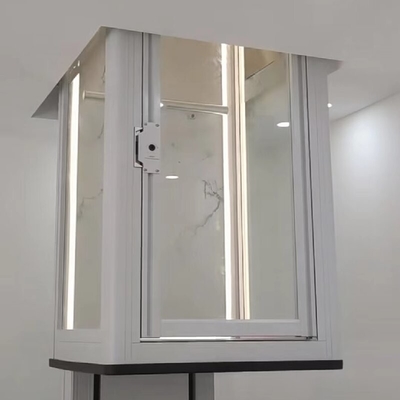 Space Saving Cabin Elevators Hydraulic Passenger Lift With 2000Mm Door Opening Height And Marble / Pvc Flooring
