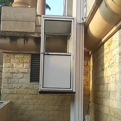 Marble Flooring Hydraulic Elevator With 2000mm Door Opening Height And Push Button Control