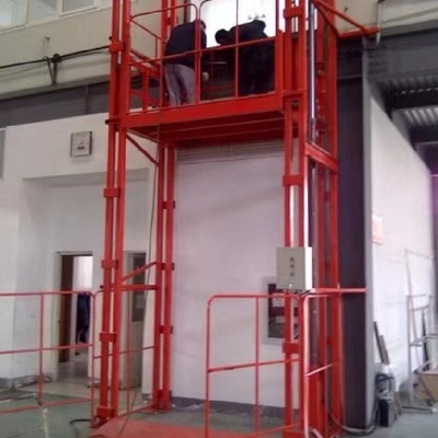 Heavy Duty Cargo Lift Elevator with PLC Control Pit Installation Or No Pit Installation