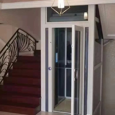 304 Stainless Steel Aluminium Home Passenger Elevator Controlled by Microprocessor
