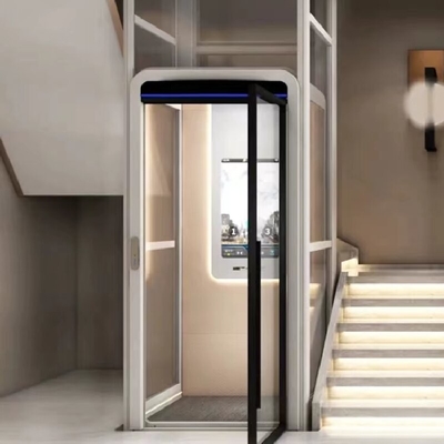 304# Stainless Steel Home Hydraulic Elevator Stainless Steel Frames Of Cabin with Automatic Door