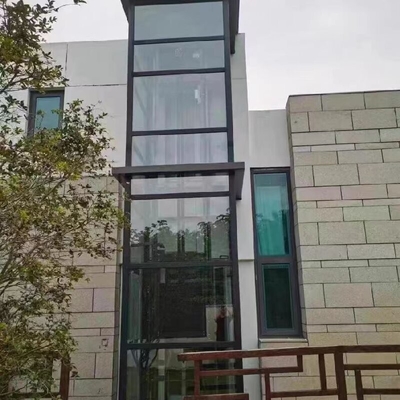 5 Stops Apartment Pitless Residential Elevator With 4.7 Kw Motor Aluminum Alloy Cabin