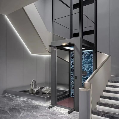3m Overhead MRL Hydraulic Elevator with Emergency Stop for Residential Use