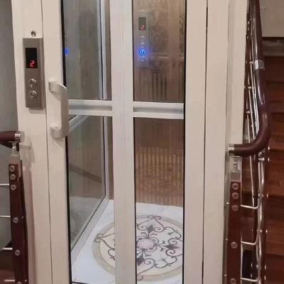4.7 Kw Motor Automatic Door Home Hydraulic Elevator For 14.5 M Height 5 Stops Machineless Elevator
