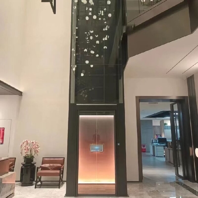 3m Overhead Clearance Large Cylinders Home Elevator With 220V Power and 4.7 Kw Motor