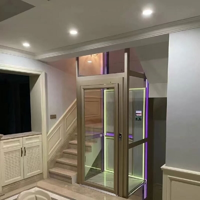 Small Hydraulic Lift For Home With Emergency Stop Button And Safe Access Up To 14.5M