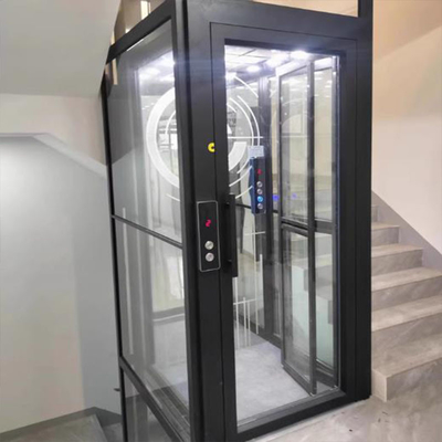Single Phase Deck Floor Residential Hydraulic Elevator With Automatic Door