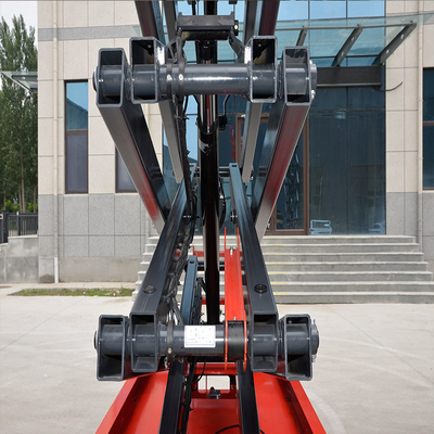 Portable Extended  Scissor Lift Platform Of 6 Meters Configuration Sheet