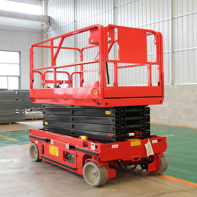 Portable Extended  Scissor Lift Platform Of 6 Meters Configuration Sheet