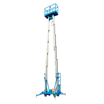 Aluminum Alloy Retractable Electric Mast Lift Platform Safe Device