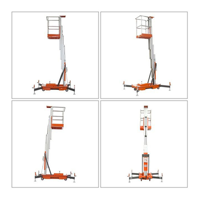 Hydraulic Electric Vertical Single Mast Lift At 4-10m Working Heights