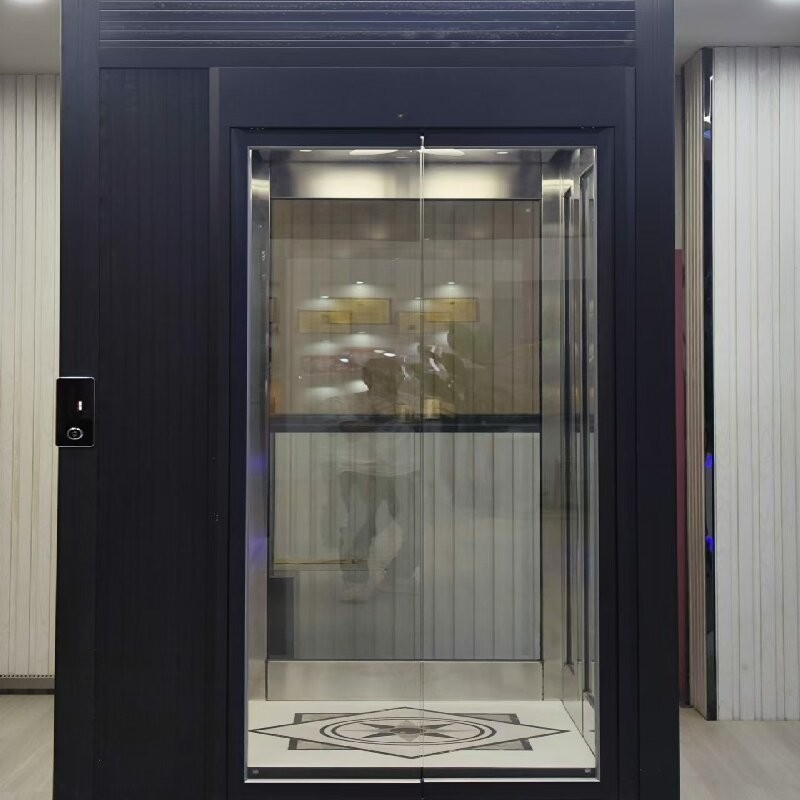 Indoor Classic Home Hydraulic Passenger Elevator Of Hydraulic Cylinder Automatic Door Type