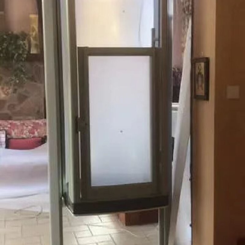 Modern LED Glass Capsule Elevator – 400kg Capacity with Round or Custom Cabin Design