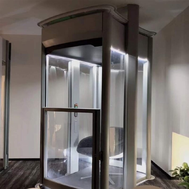 Overload Protected Abnormity Elevator 0.6M/S With Automatic Doors 14.5M Travel Height