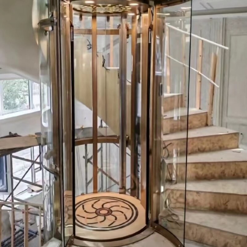 Hassle Free Installation Dapper Home Gearless Lifts Elevators With Automatic Door And 14.5M Travel Height