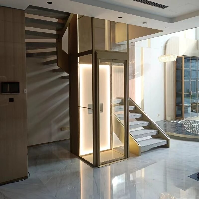 Automatic Hydraulic Passenger Lift Elevator With 304# Cabin And 4.7 Kw Motor