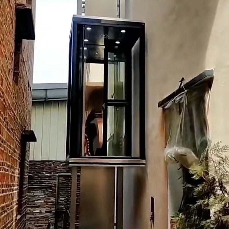 5 Stops Home Elevator Designed For 500mm Minimum Door Opening Width