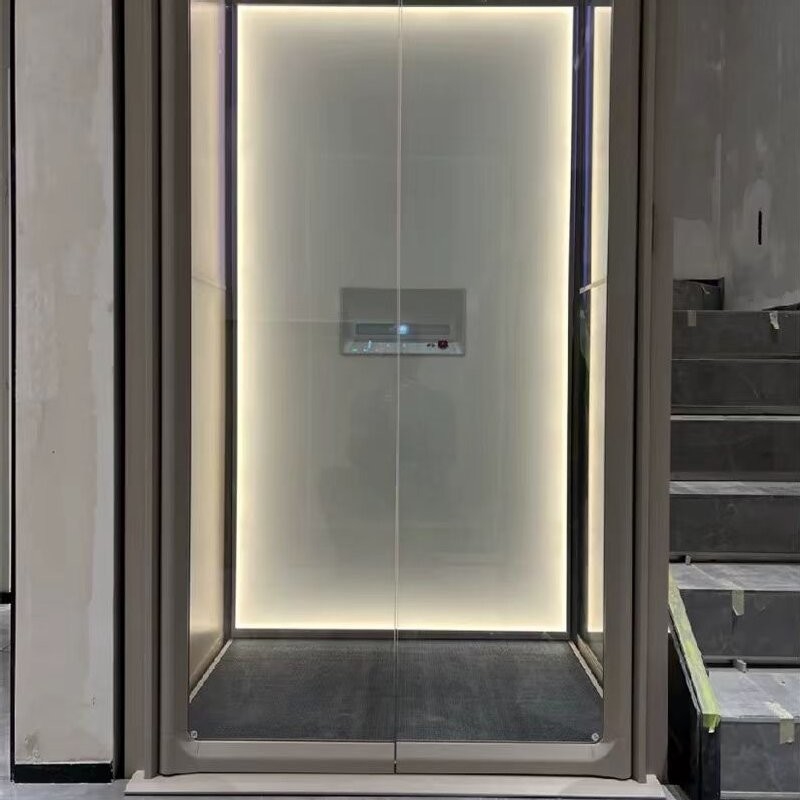 Deck Floor Hydraulic Passenger Elevator With 3m Overhead Clearance Support Single phase AC