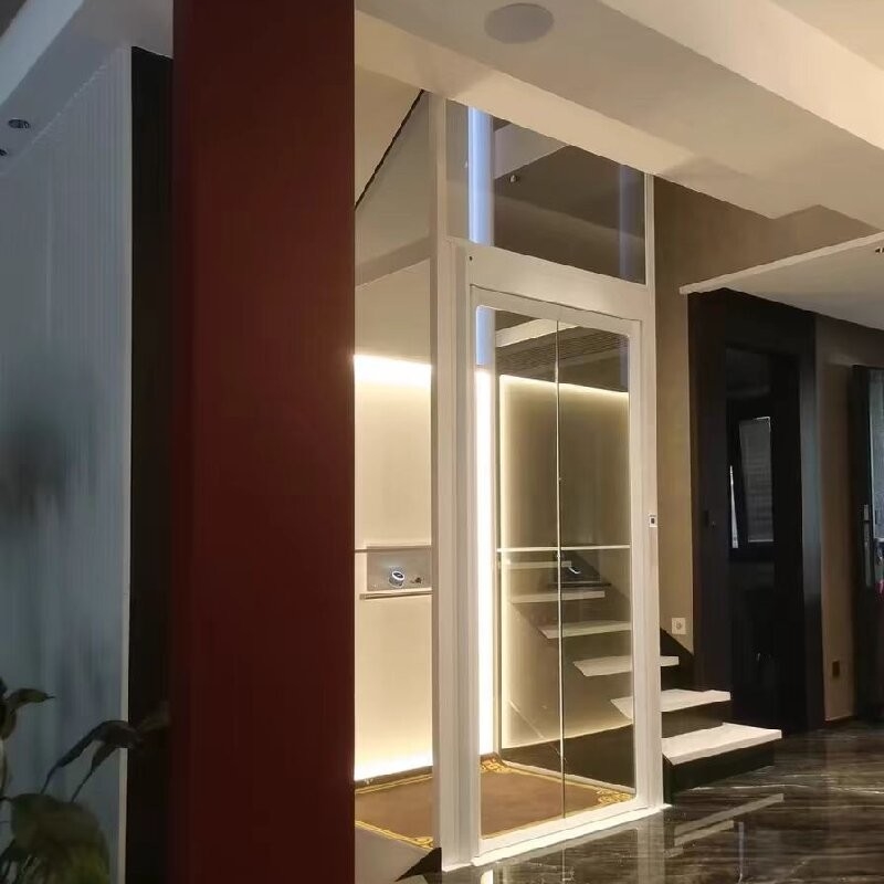 Single Phase AC Hydraulic Home Elevator  With 4.7 KW Motor For 220V Power