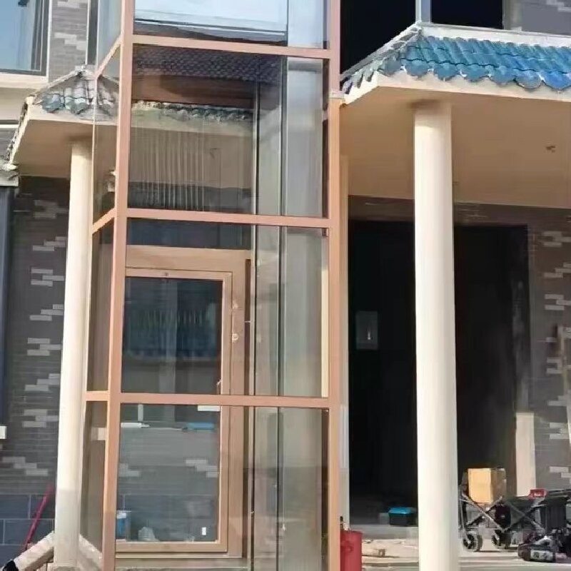 304# Ss Cabin Elevator Aluminium Alloy Cabin Well Shafts For 5 Floor Automatic Elevator