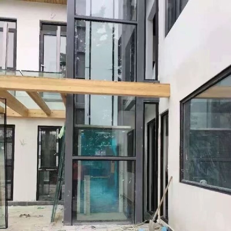 5 Stop Hydraulic Home Elevator With Automatic Door For 3m Overhead Clearance