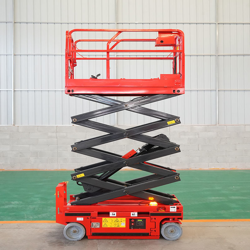 All Self Contained Hydraulic Scissor Lift Platform 4 Meters Small Configuration Sheet