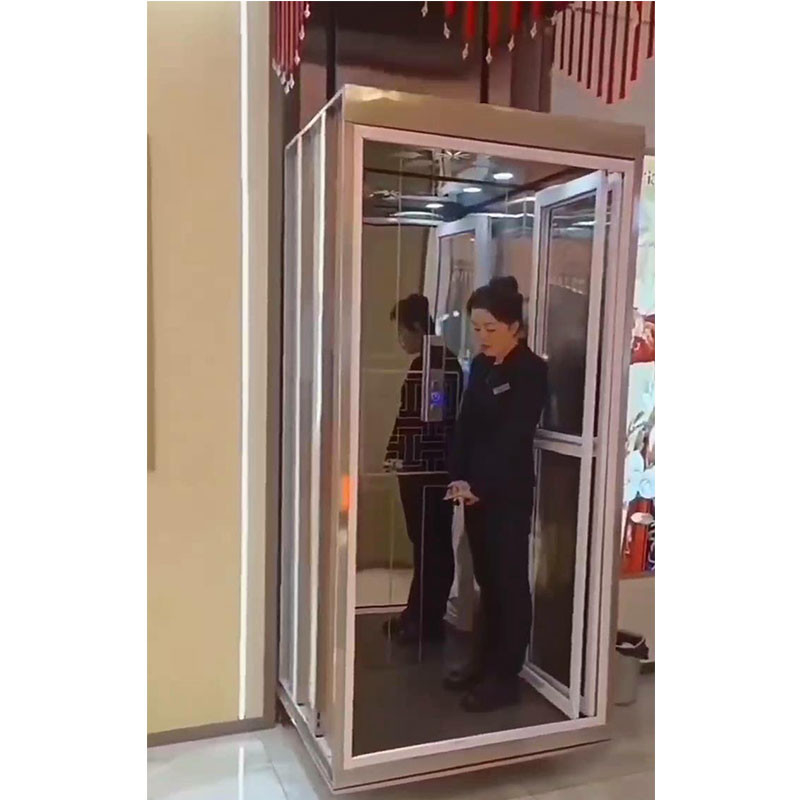 5 Stops Small Elevators 500mm Minimum Door Opening Width For Houses