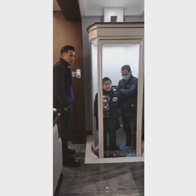 400 Kg Capacity Small Capsule Lift For Home Elevator Overload Protection