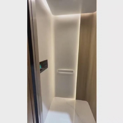 220V AC Screw Drive Home Elevator with Automatic Sliding Door and 400 Kg Capacity