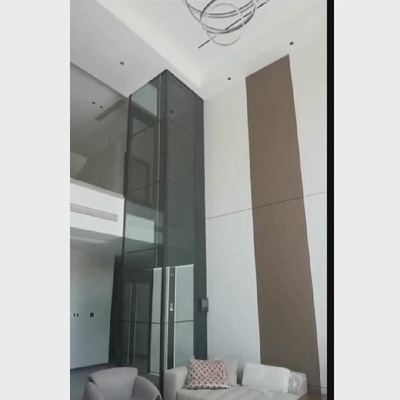 Screw Drive Elevator with Stainless Steel Door and Emergency Stop Button