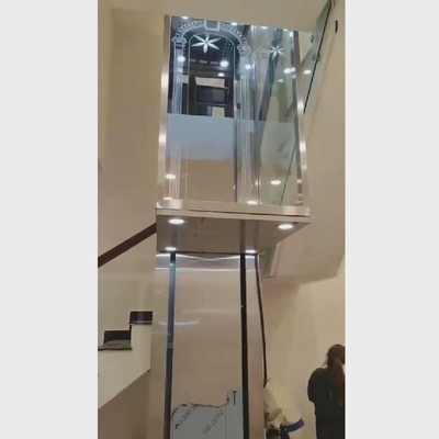 Naked Cabin Residential Hydraulic Elevator 5 Stops 0.2-0.4 M/S