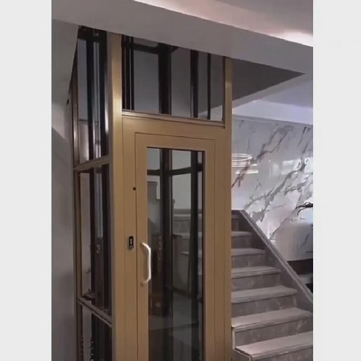 Home Villa Elevator Traction Slim And Elegant Elevator 0.4-1.0 m/s