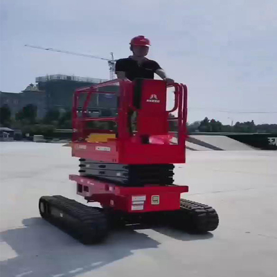 Mobile Auto crawpillar Scissors Lifting Platform Innovative Design
