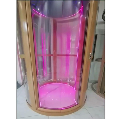 Multi Story Small Residential Elevators Abnormity 400kg Capacity Romantic Design