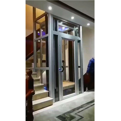 Automatic Doors Silent Home Traction Gearless Elevator Villa Elevator Lift