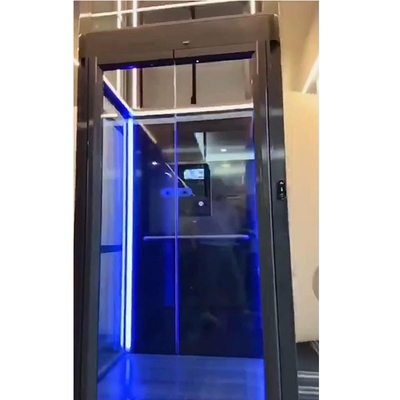 15M Travel Heavy Duty Compact Residential Elevators Home With Enhanced Microcomputer Control