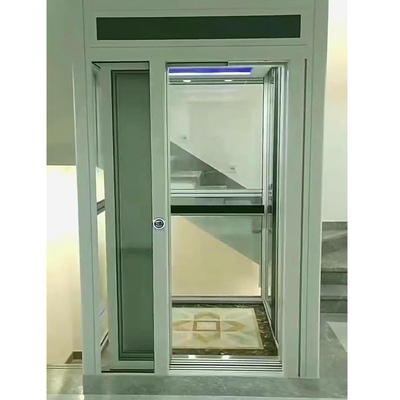 Leftpack Hydraulic Home Elevator 0.25 M/S Speed Hairline Stainless Steel Covers